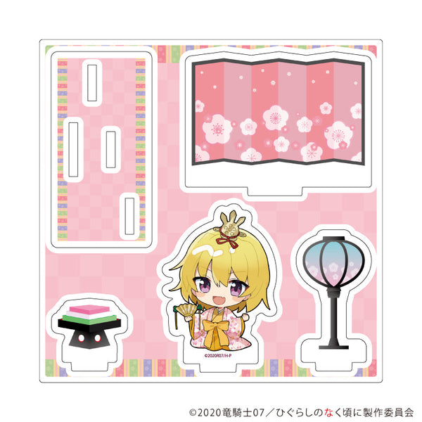 『ひぐらしのなく頃に 卒』アクリルスタンドプレート04/北条沙都子 ひな祭りver.(ミニキャライラスト)