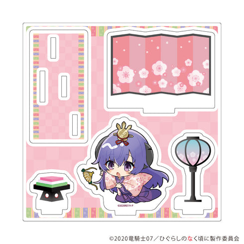 『ひぐらしのなく頃に 卒』アクリルスタンドプレート07/羽入 ひな祭りver.(ミニキャライラスト)