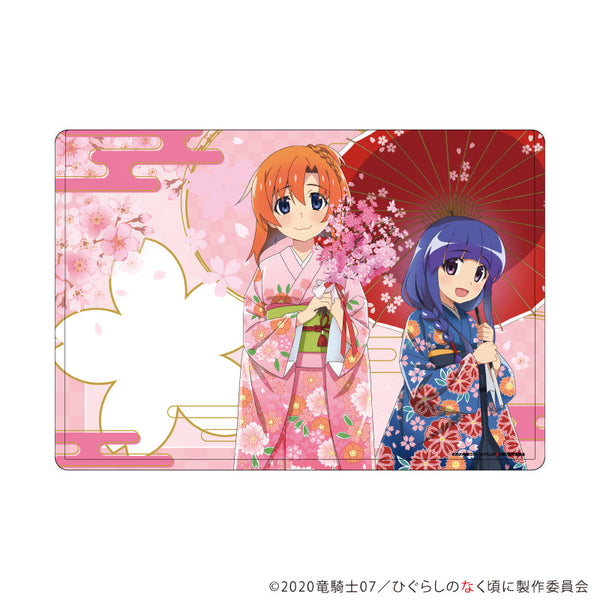 『ひぐらしのなく頃に 卒』キャラクリアケース11/竜宮レナ&古手梨花 桜和装ver.(描き下ろしイラスト)