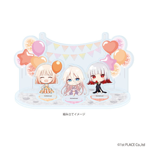 『IA/OИE/HIPPI』アクリルジオラマ01/お祝いver.(ミニキャライラスト)