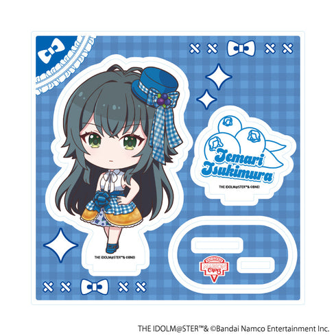 『学園アイドルマスター』アクリルスタンドプレート02/月村手毬 クレープ風ドレスver.(ミニキャライラスト)