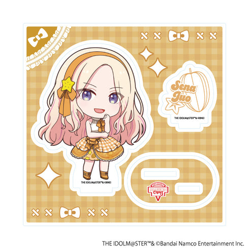 『学園アイドルマスター』アクリルスタンドプレート09/十王星南 クレープ風ドレスver.(ミニキャライラスト)