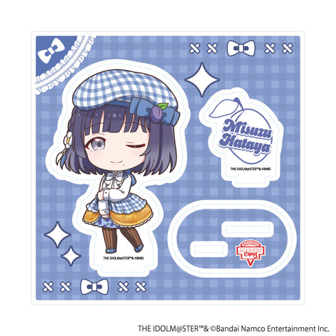 『学園アイドルマスター』アクリルスタンドプレート12/秦谷美鈴 クレープ風ドレスver.(ミニキャライラスト)