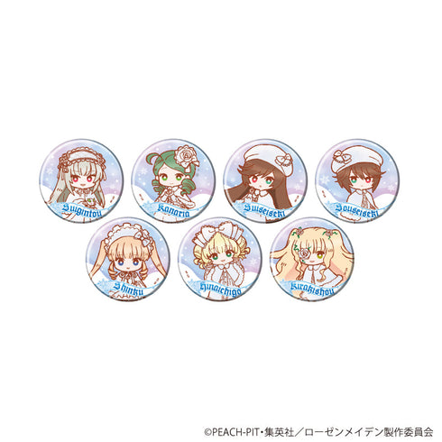 『ローゼンメイデン』缶バッジ13/BOX(全7種)(レトロアートイラスト)