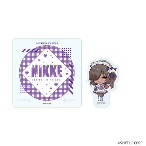 『勝利の女神:NIKKE』アクリルコースタースタンド03/ナガ カフェ店員ver.(ミニキャライラスト)