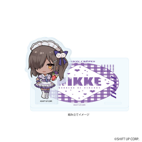 『勝利の女神:NIKKE』アクリルコースタースタンド03/ナガ カフェ店員ver.(ミニキャライラスト)