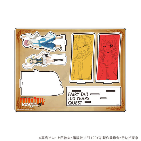 『FAIRY TAIL 100年クエスト』アクリルジオラマ01/ナツ・ドラグニル&ルーシィ・ハートフィリア(描き下ろしイラスト)【202608再販】