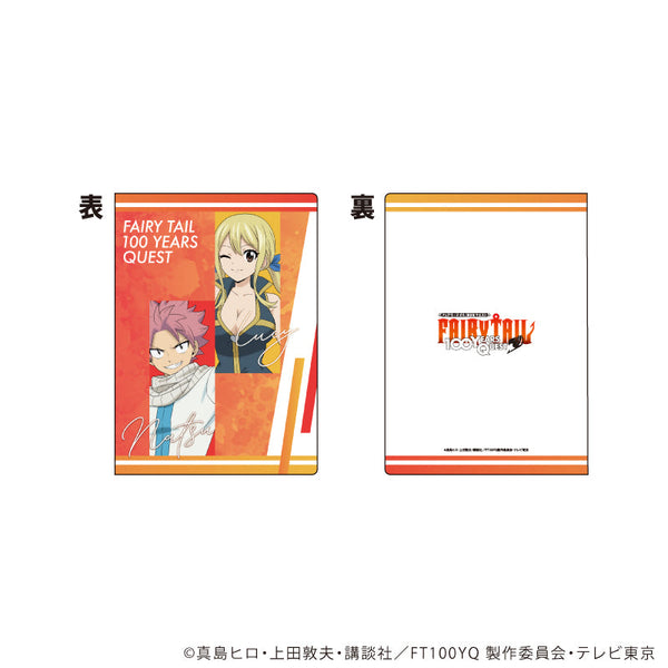 『FAIRY TAIL 100年クエスト』プレミアムポストカードホルダー01/ナツ・ドラグニル&ルーシィ・ハートフィリア(描き下ろしイラスト)