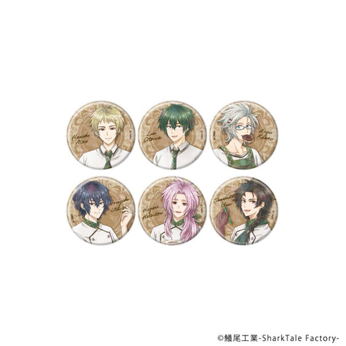 『細胞神曲』ホログラム缶バッジ(57mm)01/カフェver. ブラインド(全6種)(描き起こしイラスト)【BOX】【202607再販】