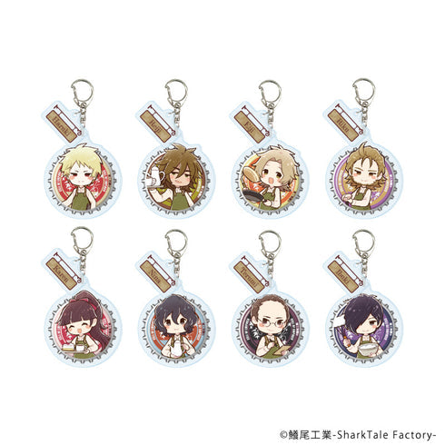 『細胞神曲』パーツ付きアクリルキーホルダー01/カフェver. ブラインド(全8種)(グラフアートイラスト)【BOX】【202607再販】