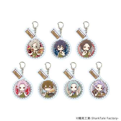 『細胞神曲』パーツ付きアクリルキーホルダー02/カフェver. ブラインド(全7種)(グラフアートイラスト)【BOX】【202607再販】