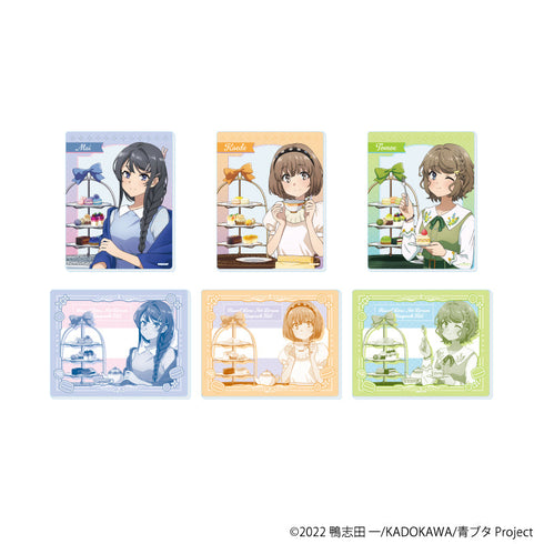 『青春ブタ野郎はランドセルガールの夢を見ない』アクリルカード01/お茶会ver. BOX(全6種)(描き下ろしイラスト)