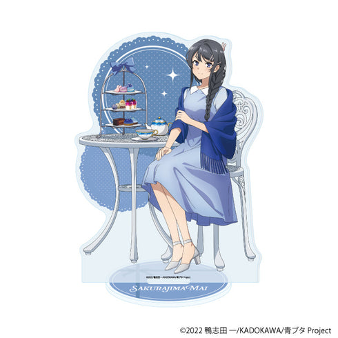 『青春ブタ野郎はランドセルガールの夢を見ない』BIGアクリルスタンド01/桜島麻衣 お茶会ver.(描き下ろしイラスト)