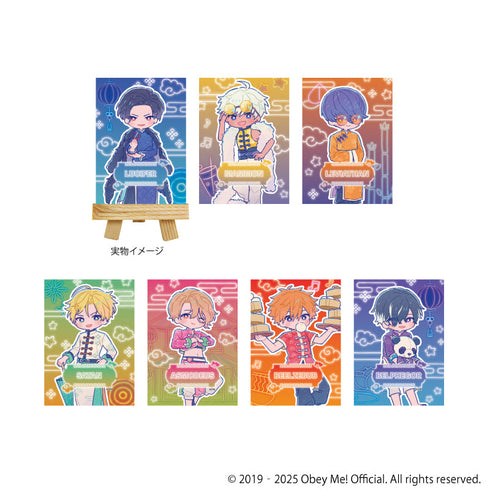 『Obey Me! Nightbringer』キャンバスボードミニ02/チャイナver. コンプリートセット(全7種)(レトロアートイラスト)