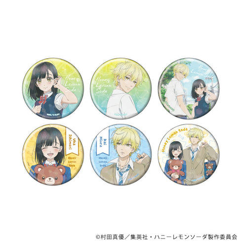 『ハニーレモンソーダ』ホログラム缶バッジ(57mm)01/ブラインド(全6種)(公式&描き下ろしイラスト)【BOX】【202608再販】