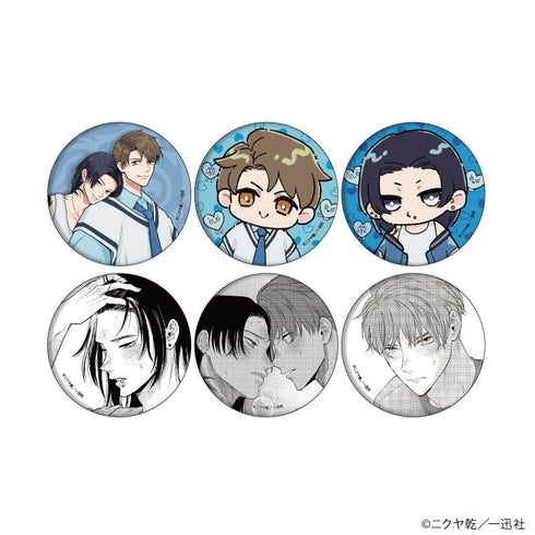 『コワモテの隣人がΩだった時の対処法』缶バッジ01/BOX(全6種)(公式&描き下ろしイラスト)