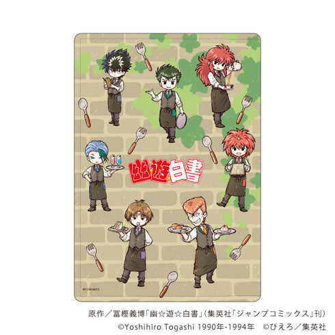 『幽☆遊☆白書』キャラクリアケース46/集合デザイン レトロ喫茶ver.(レトロアートイラスト)