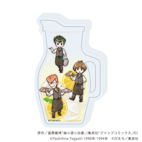 『幽☆遊☆白書』コレクションボトル07/浦飯幽助&桑原和真&コエンマ レトロ喫茶ver.(レトロアートイラスト)