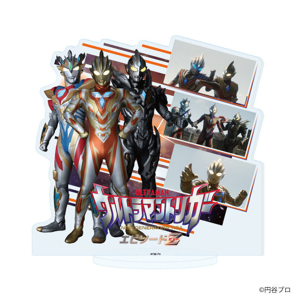 『ニュージェネレーションウルトラマン』アクリルスタンド10/グリッタートリガーエタニティ&トリガーダーク&ウルトラマンゼット デルタライズクロー