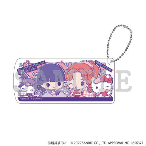 『気になってる人が男じゃなかった×サンリオキャラクターズ』スライド式小物ケース02/B(ミニキャライラスト)