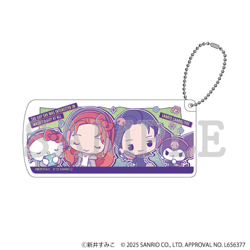 『気になってる人が男じゃなかった×サンリオキャラクターズ』スライド式小物ケース03/C(ミニキャライラスト)