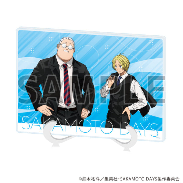 『SAKAMOTO DAYS』アクリルアートボード(A5サイズ)04/坂本太郎&朝倉シン 社会人風スーツver.(描き下ろしイラスト)