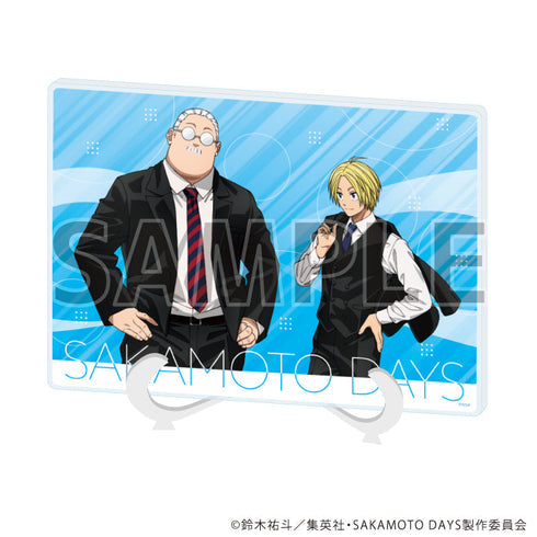 『SAKAMOTO DAYS』アクリルアートボード(A5サイズ)04/坂本太郎&朝倉シン 社会人風スーツver.(描き下ろしイラスト)【202608再販】