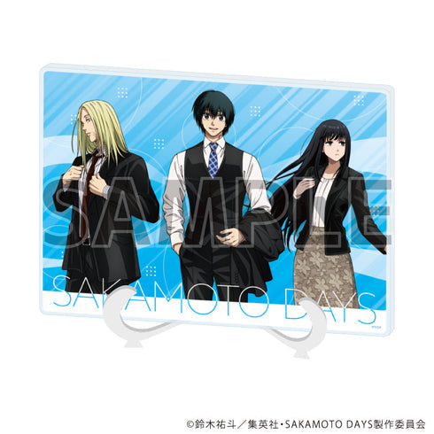 『SAKAMOTO DAYS』アクリルアートボード(A5サイズ)05/南雲&神々廻&大佛 社会人風スーツver.(描き下ろしイラスト)【202608再販】