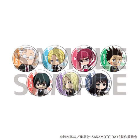『SAKAMOTO DAYS』缶バッジ07/社会人風スーツver. ブラインド(全7種)(ミニキャライラスト)【BOX】【202608再販】
