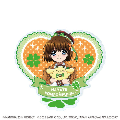 『魔法少女リリカルなのはシリーズ×サンリオキャラクターズ』アクリルスタンド03/はやて×ポムポムプリン(等身イラスト)