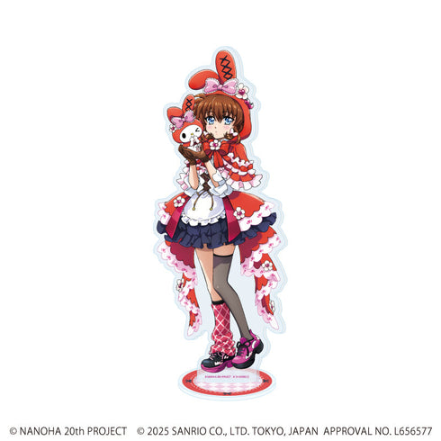『魔法少女リリカルなのはシリーズ×サンリオキャラクターズ』BIGアクリルスタンド05/シュテル×マイメロディ(等身イラスト)