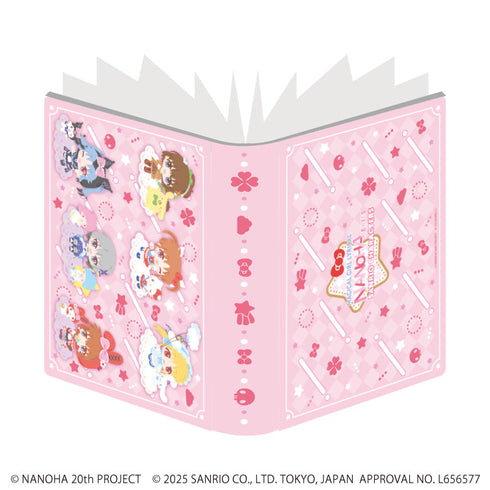 『魔法少女リリカルなのはシリーズ×サンリオキャラクターズ』プレミアムポストカードホルダー01/集合デザイン(ミニキャライラスト)