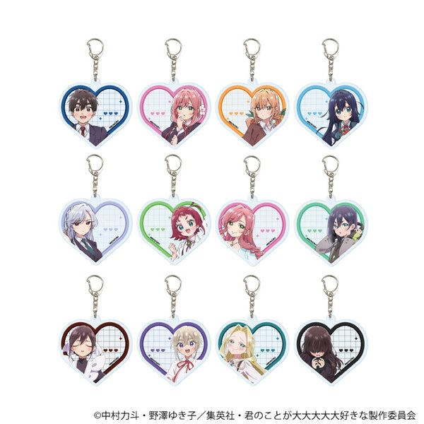 『君のことが大大大大大好きな100人の彼女』アクリルキーホルダー06/BOX(全12種)(公式イラスト)