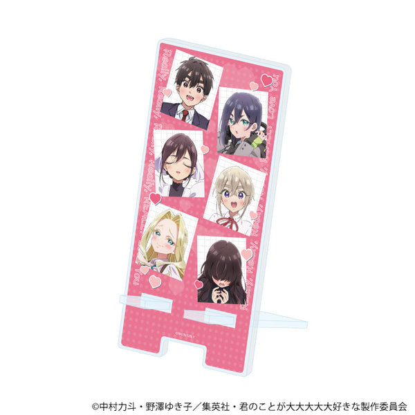 『君のことが大大大大大好きな100人の彼女』スマキャラスタンド05/集合デザイン(公式イラスト)