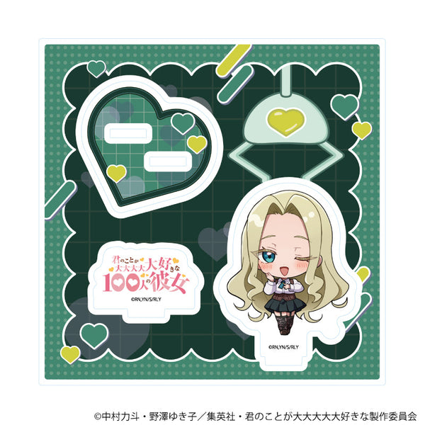 『君のことが大大大大大好きな100人の彼女』アクリルスタンドプレート11/美杉美々美(ミニキャライラスト)