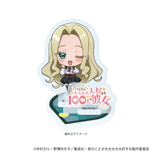 『君のことが大大大大大好きな100人の彼女』アクリルスタンドプレート11/美杉美々美(ミニキャライラスト)