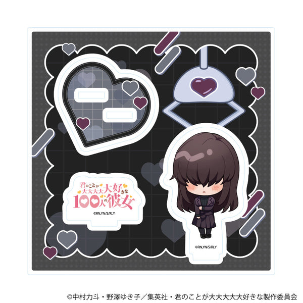 『君のことが大大大大大好きな100人の彼女』アクリルスタンドプレート12/華暮愛々(ミニキャライラスト)