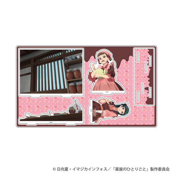 『薬屋のひとりごと』プレミアムアクリルジオラマプレート バレンタインビジュアル