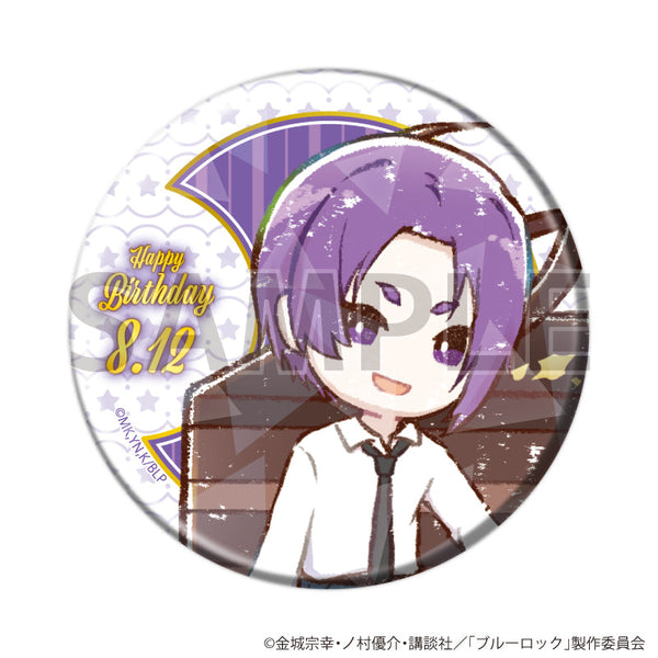 『ブルーロック』ホログラム缶バッジ(57mm)12/誕生日ver. 御影 玲王(グラフアートイラスト)