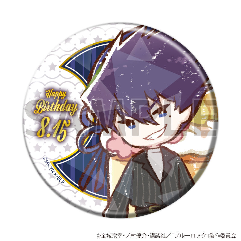 ブルーロック』ホログラム缶バッジ(57mm)13/誕生日ver. 烏 旅人