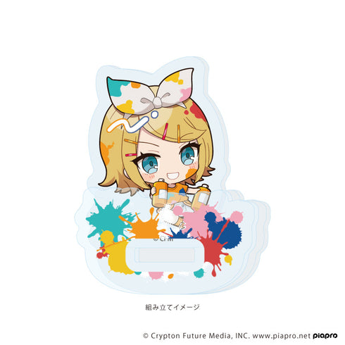 『ピアプロキャラクターズ』ゆらゆらアクリルスタンド02/鏡音リン ペンキver.(ミニキャライラスト)