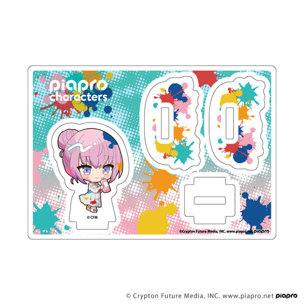 『ピアプロキャラクターズ』ゆらゆらアクリルスタンド04/巡音ルカ ペンキver.(ミニキャライラスト)