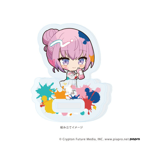 『ピアプロキャラクターズ』ゆらゆらアクリルスタンド04/巡音ルカ ペンキver.(ミニキャライラスト)