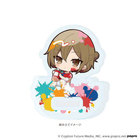 『ピアプロキャラクターズ』ゆらゆらアクリルスタンド05/MEIKO ペンキver.(ミニキャライラスト)