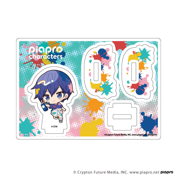 『ピアプロキャラクターズ』ゆらゆらアクリルスタンド06/KAITO ペンキver.(ミニキャライラスト)