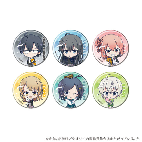 『やはり俺の青春ラブコメはまちがっている。完』缶バッジ05/ぬいぐるみver. ブラインド(全6種)(ミニキャライラスト)【BOX】【202607再販】