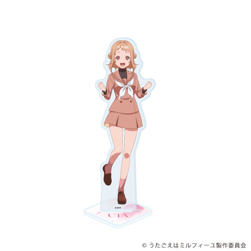 『うたごえはミルフィーユ』アクリルスタンド」01/小牧嬉歌(公式イラスト)