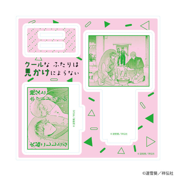 『クールなふたりは見かけによらない』アクリルスタンドプレート02/神父とホットドッグ(公式イラスト)