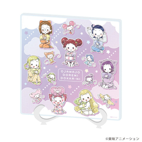 『おジャ魔女どれみドッカ~ン!』アクリルアートボード19/集合デザイン パジャマver.(グラフアートイラスト)
