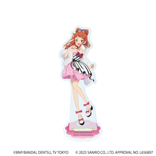 『アイカツスターズ!×サンリオキャラクターズ』アクリルスタンド04/早乙女あこ×チャーミーキティ(コラボイラスト(等身))